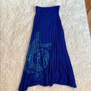 Octopus maxi skirt